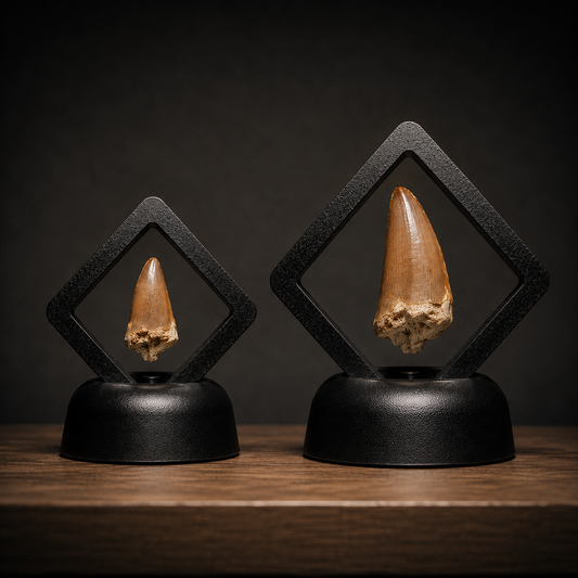 Real Mosasaurus Tooth Set • 72 Million Years Old