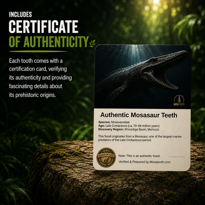 Certificate of Authenticity from Mosatooth